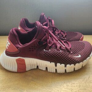 Nike Free Metcon 4 Athletic Training Shoes Dark Beetroot Womens Sz 7